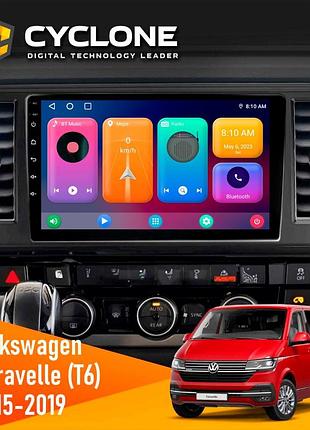 Штатна магнітола volkswagen caravelle 2015-2019 cyclone c10-001 2x64 cpl