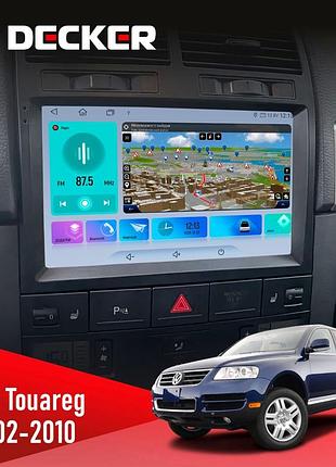 Штатна магнітола volkswagen touareg 2002-2010 decker d9-009 4x64, dsp, 4g, 2k