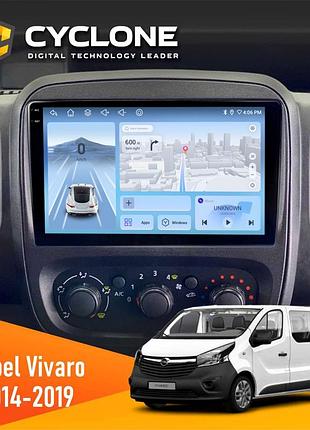 Штатна магнітола opel vivaro 2014-2019 cyclone c9-012 4x64 dsp 4g