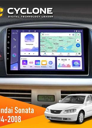Штатна магнітола hyundai sonata (nf) 2004-2008 cyclone c9-011 4x64, dsp