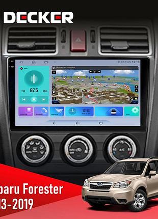 Штатна магнітола subaru forester 2013-2019 w/o can decker d9-009 4x64, dsp, 4g, 2k
