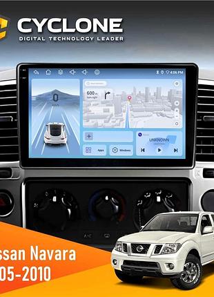 Штатна магнітола nissan navara (d40) 2005-2010 cyclone c9-012 4x64 dsp 4g