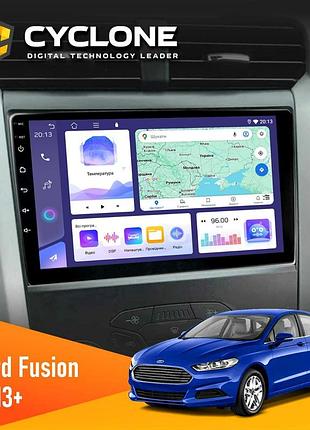 Штатна магнітола ford fusion 2013 cyclone c9-011 4x64, dsp