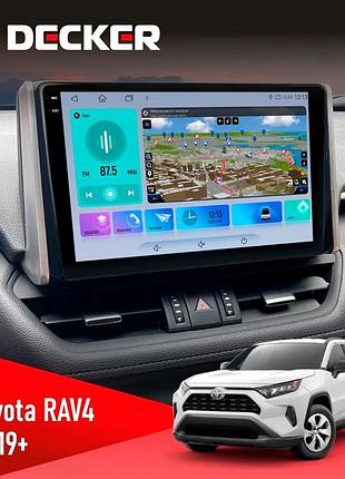 Штатна магнітола toyota rav4 2019 decker d10-009 4x64, dsp, 4g, 2k