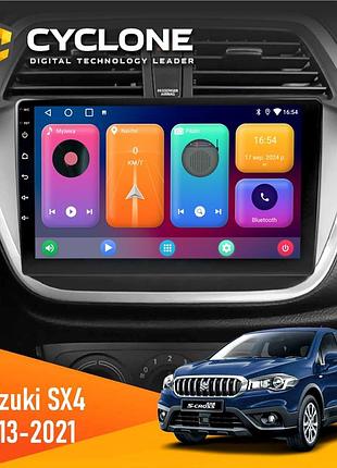 Штатна магнітола suzuki sx4 2013-2021 cyclone c9-001 2x64 cpl