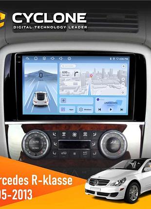 Штатна магнітола mercedes-benz r-class (w251) 2005-2013 cyclone c9-012 4x64 dsp 4g