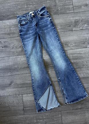 Джинси кльош з розрізами river island