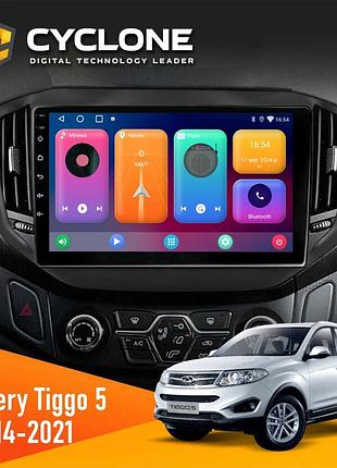 Штатна магнітола chery tiggo 5 2016-2021 cyclone c10-001 2x64 cpl