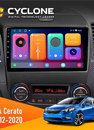 Штатна магнітола kia cerato 2012-2020 cyclone c9-001 2x64 cpl