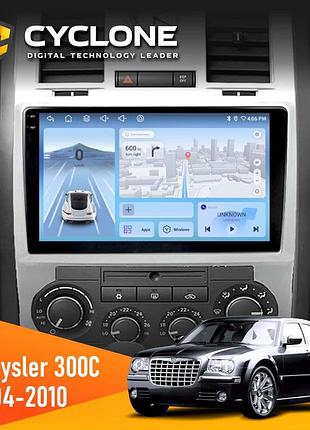Штатна магнітола chrysler 300c 2004-2010 cyclone c9-012 4x64 dsp 4g