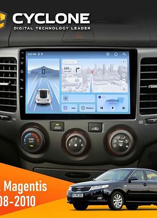 Штатна магнітола kia magentis 2008-2010 cyclone c9-012 4x64 dsp 4g