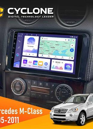 Штатна магнітола mercedes-benz ml-class (w164) 2005-2011 amp cyclone c9-011 4x64, dsp