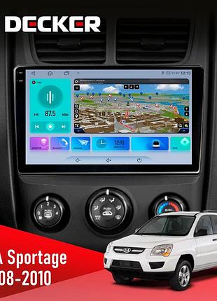 Штатна магнітола kia sportage 2008-2010 decker d9-009 4x64, dsp, 4g, 2k