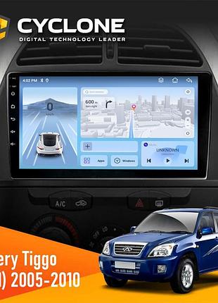 Штатна магнітола chery tiggo 2005-2010 cyclone c9-012 4x64 dsp 4g