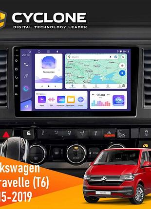 Штатна магнітола volkswagen caravelle 2015-2019 cyclone c10-011 4x64, dsp