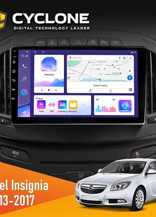 Штатна магнітола opel insignia 2013-2017 cyclone c9-011 4x64, dsp