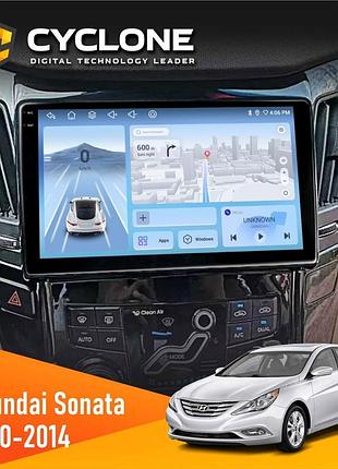 Штатна магнітола hyundai sonata (yf) 2010-2014 can cyclone c9-012 4x64 dsp 4g