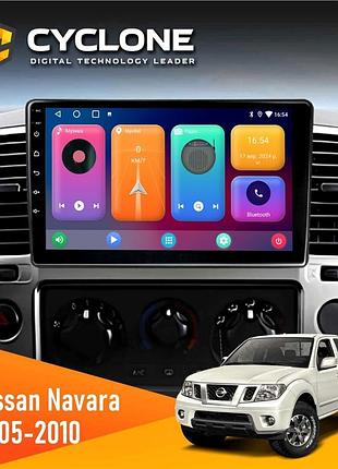 Штатна магнітола nissan navara (d40) 2005-2010 cyclone c9-001 2x64 cpl