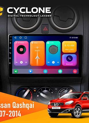 Штатна магнітола nissan qashqai 2007-2014 cyclone c9-001 2x64 cpl