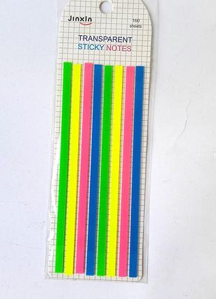 Цветные закладка, неон, "sticky notes" р85-1