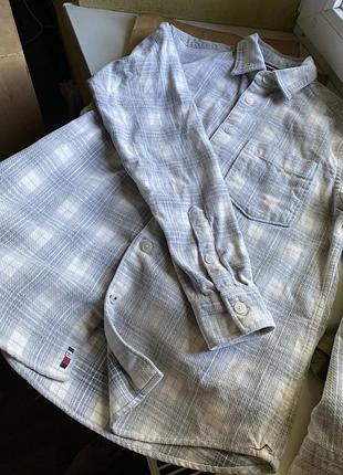 Байкова рубашка tommy hilfiger s