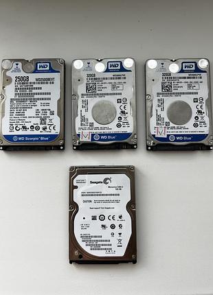 Жёсткие диски (hdd) 2.5" для ps3/ps4/ xbox 360/ xbox one / xbox one s / xbox one x  wd, seagate разные объемы памяти.