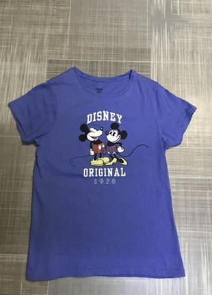 Primark disney💙жіночий одяг/блакитно-фіолетова футболка💛38/м/46
