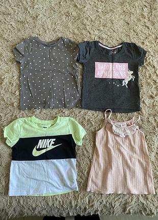 Футболки на 1,5-2 роки nike, zara