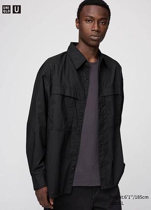 Лёгкая куртка-рубашка uniqlo на пуговицах