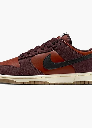 Кроссовки мужские nike dunk low retro se bordo ib6399-600 оригинал