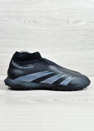 Футбольні сороконіжки з носком без шнурівки adidas predator 24 league laceless turf оригінал, розмір 42 (копочки)