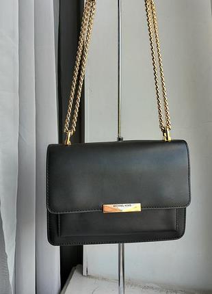 Женская сумка michael kors jade large gusset shoulder bag