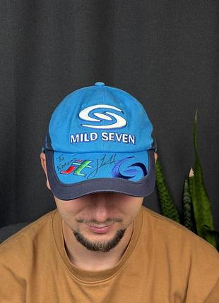 Крута вінтажна кепка бейсболка puma mild seven renault f1 jarno trulli cap