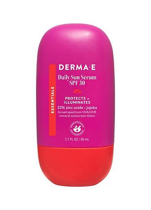 Щоденна сонцезахисна сироватка spf 30 derma e daily sun serum spf 30