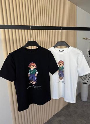 Футболка polo ralph lauren з медведиком