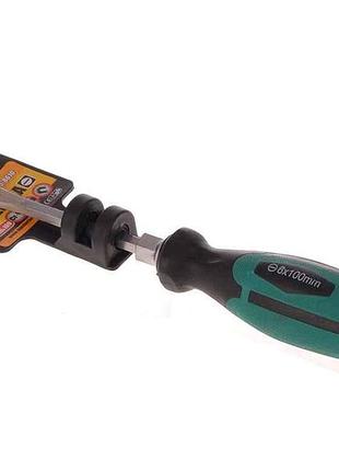 Викрутка посилена плоска sl 6x100 45-8610 тм master tool