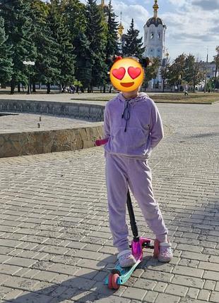 Велюровый костюм 122/128