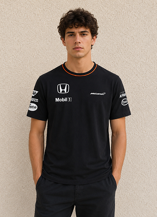 Honda mclaren f1 футболка формула 1 гоночная футболка ралли honda f1