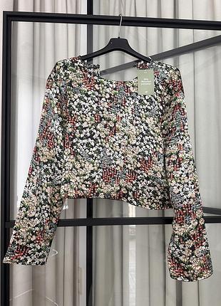 Блуза в квіти h&m