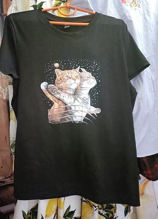 Футболка коты котики в стиле титаник shain