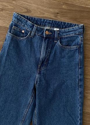 Широкі джинси h&m wide leg ultra high waist &denim, джинсы палаццо труба хм, розмір xs / 34