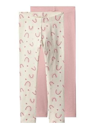 Лосины набор 2 шт. для девочки lupilu lycra® 500032 110-116 см (4-6 years) комбинированный