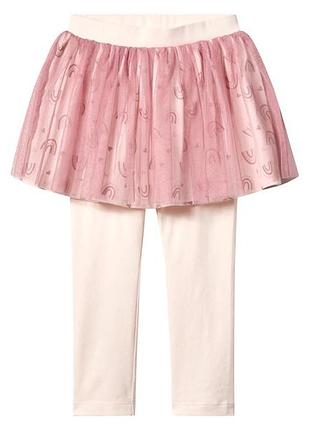 Лосины с фатиновой юбкой для девочки lupilu lycra® 500026 122-128 см (6-8 years) розовый