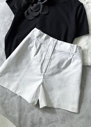 Белые классические шорты zara
