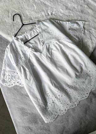 Бавовняна блуза h&m з прошви