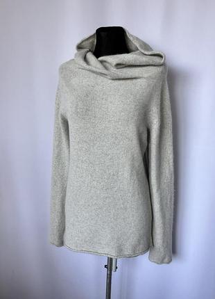 Celtic clothing джемпер серый шерсть ангора мягкий уютный объемная горловина