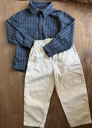 Сорочка та штани для хлопчика 110 см zara mango