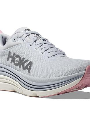 Жіночі бігові кросівки hoka gaviota 5 у забарвленні sea ice / pink twilight.
