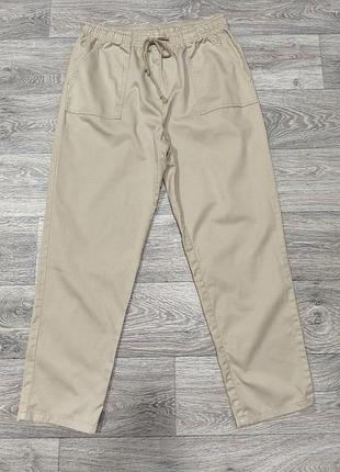 Брюки чинос беж cotton