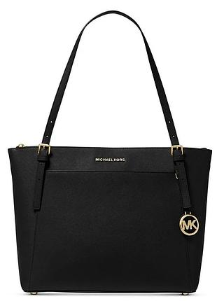 Michael kors сумка оригінал шкіра сафьяно чорна велика містка шкіряна кожаная кожа люкс бренд